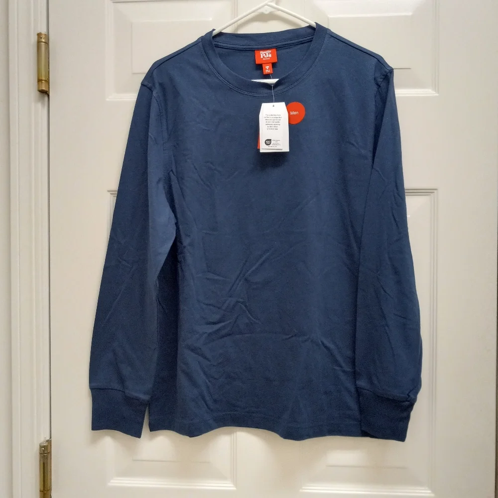 Macy's Mens Holiday Pajama Set Blue Medium Christmas Family PJs Matching - Picture 2 of 15